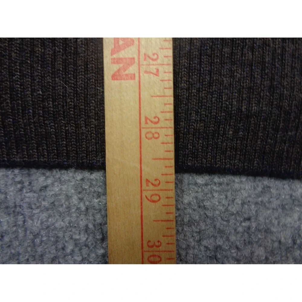 Carroll Custom Alpaca Sweater XL‎ Blue 1/4 Zip Beverly Hills Carroll & Co Peru